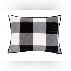 NEW Better Homes & Gardens Black Buffalo Plaid Cotton, Standard Sham (2 Counts)